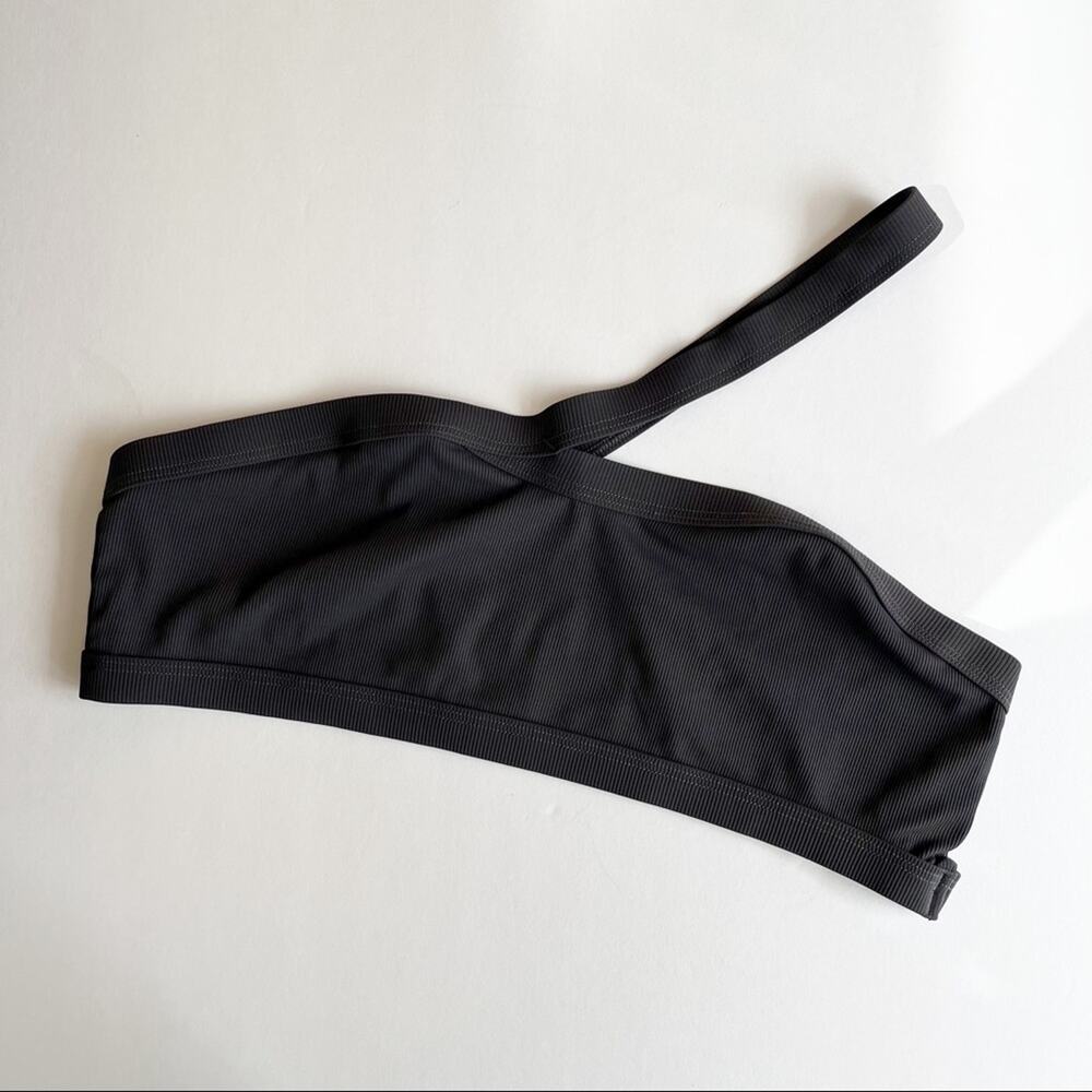 Gnash Swim Shoulder Ribbed Bikini Top